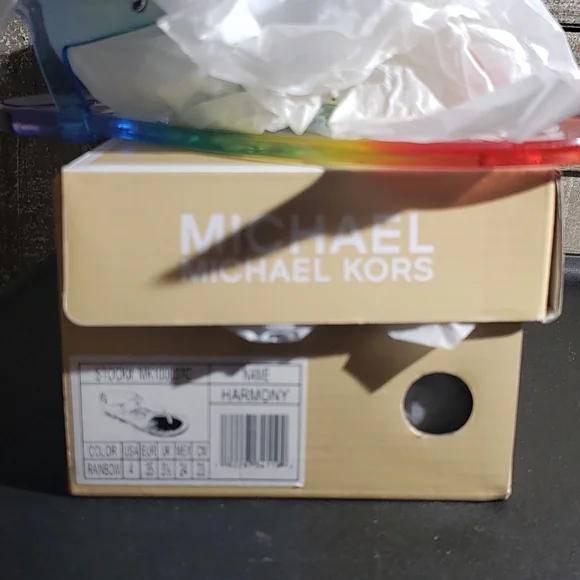 NWT IN BOX Little Girls Michael Kors Sandals - Picture 6 of 8